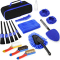 17-Piece Car Interior Detailing Brush Set — Complete Clean Kit
