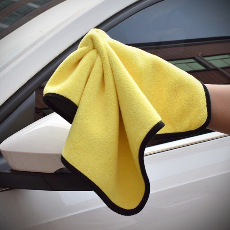 Dual-Sided Microfiber Car Wash Towel — Scratch-Free Detailing Cloth