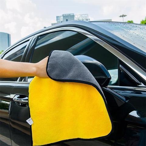 Dual-Sided Microfiber Car Wash Towel — Scratch-Free Detailing Cloth