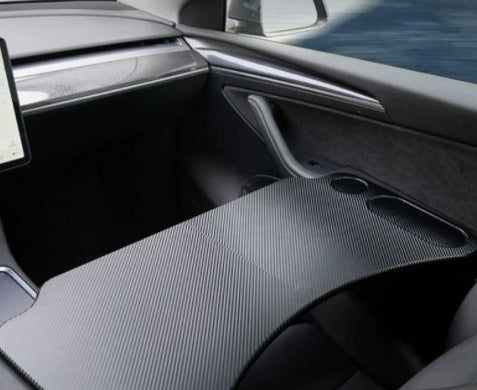 Foldable Car Desk for Tesla Model 3 & Y - Portable Steering Wheel Table Tray