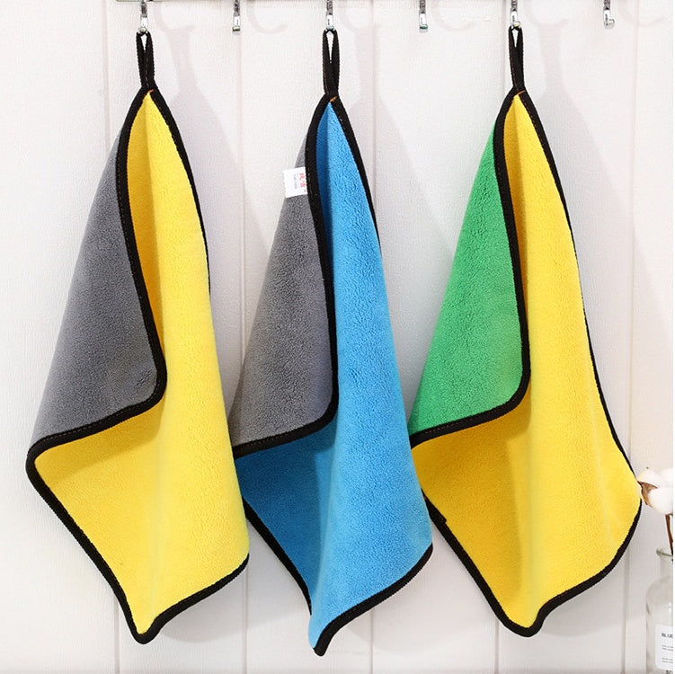 Dual-Sided Microfiber Car Wash Towel — Scratch-Free Detailing Cloth