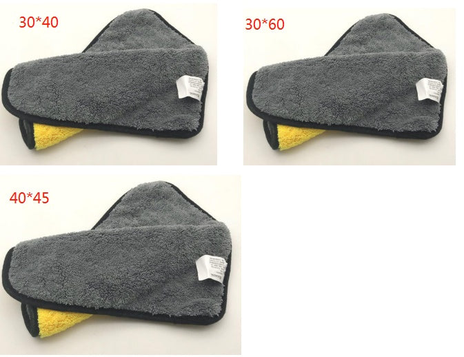 Dual-Sided Microfiber Car Wash Towel — Scratch-Free Detailing Cloth
